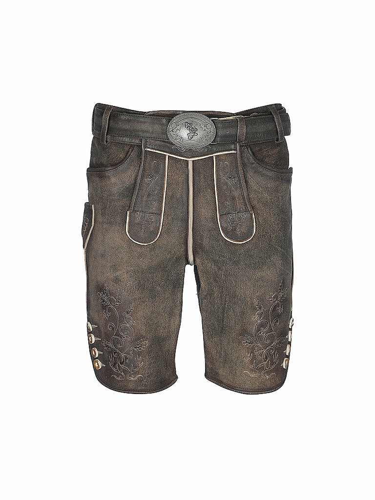 GWEIH & SILK Lederhose Raphael braun | 52